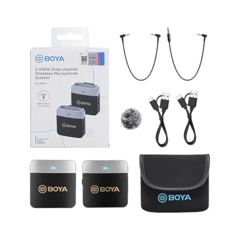 BOYA BY-M1V1 2.4GHz Dual-channel Wireless Microphone thumbnail 4