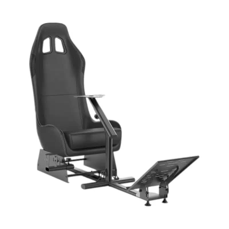 DeadSkull Gaming Chair with Racing Wheel Stand Driving Cockpit