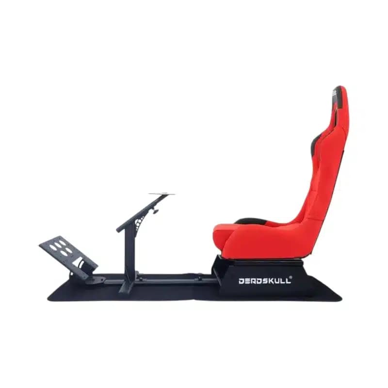 DeadSkull Gaming Chair with Racing Wheel Stand Driving Cockpit thumbnail 4