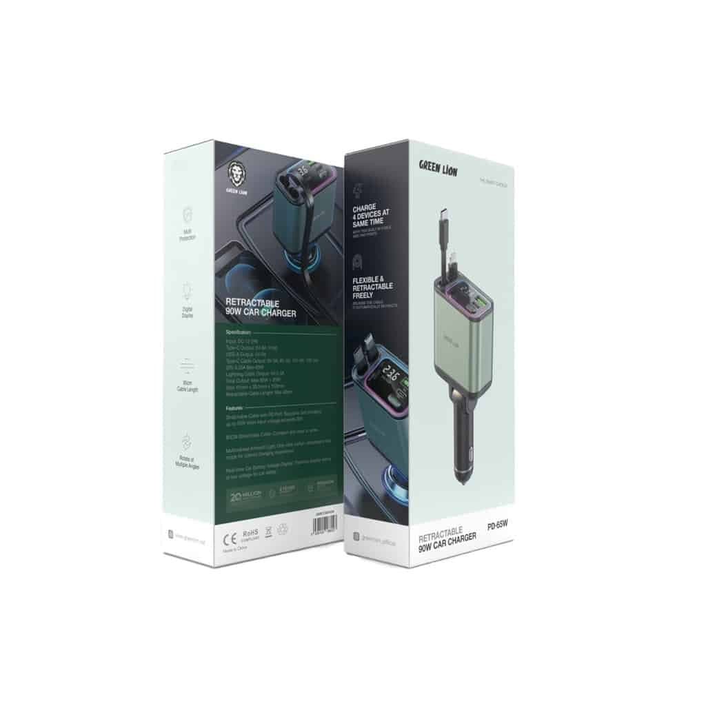 Green lion 90W  Car Charger thumbnail 2