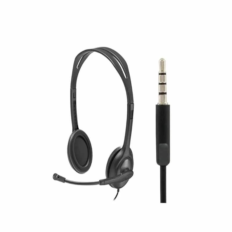 Logitech H111 Stereo Headset with Adjustable Headband and Boom microphone thumbnail 4