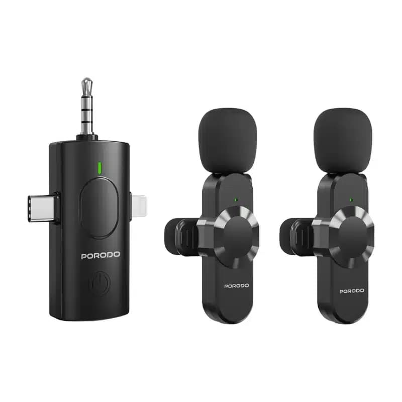 Porodo Audix Elite 3 In 1 Lavalier Microphone thumbnail 2