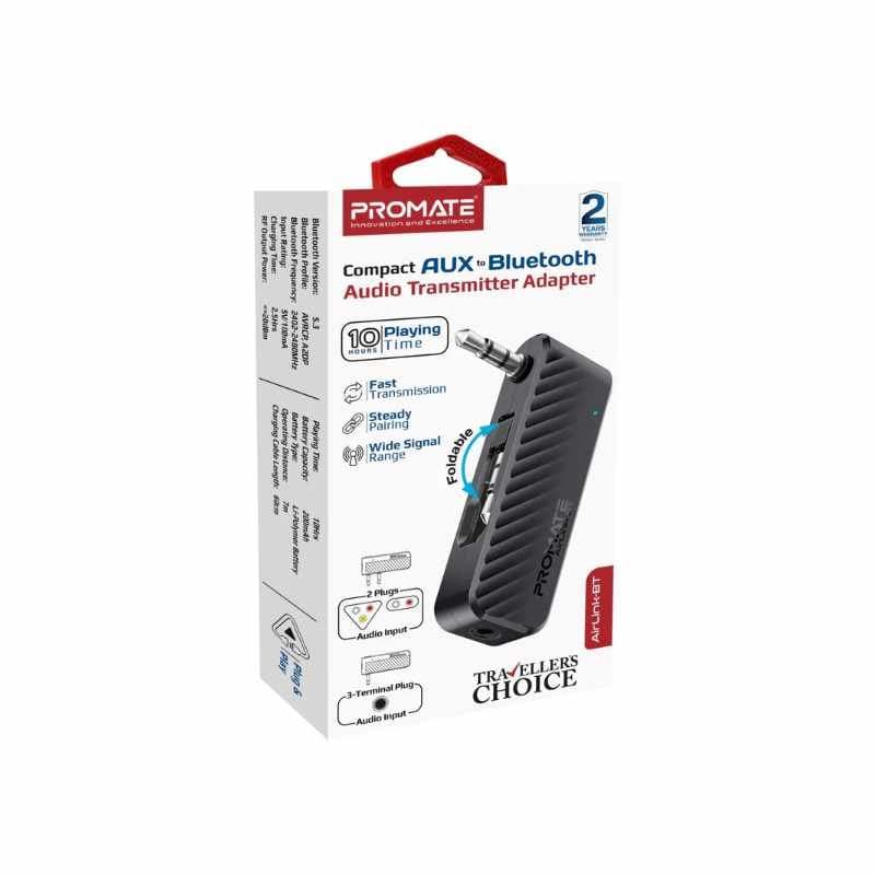 Promate AirLink-BT Compact AUX to Bluetooth Audio Transmitter Adapter thumbnail 2