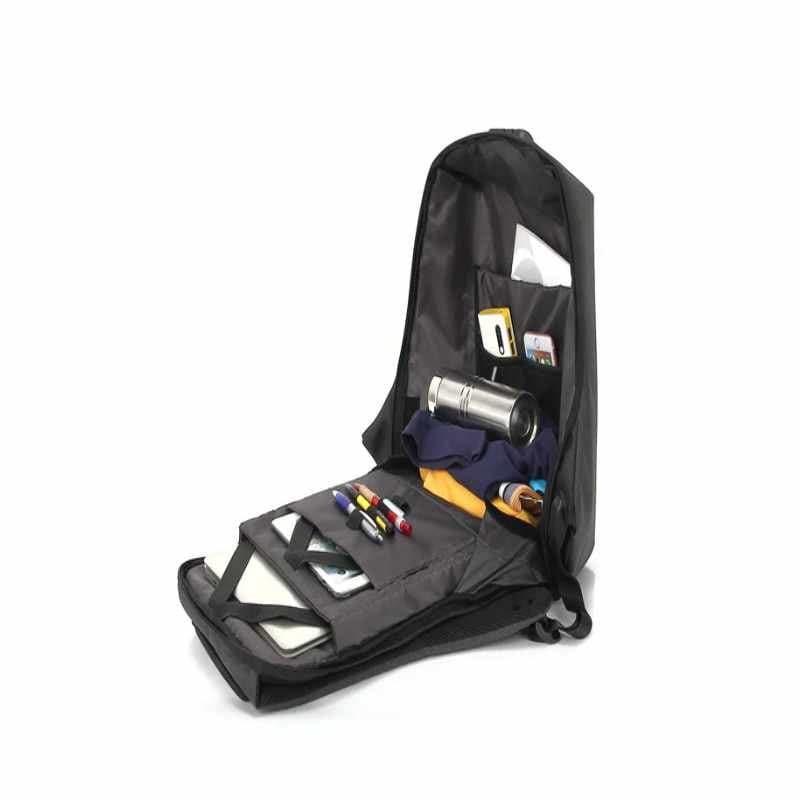 Promate Defender-16 Anti-Theft Backpack for 16” Laptop with Integrated USB Charging Port thumbnail 2