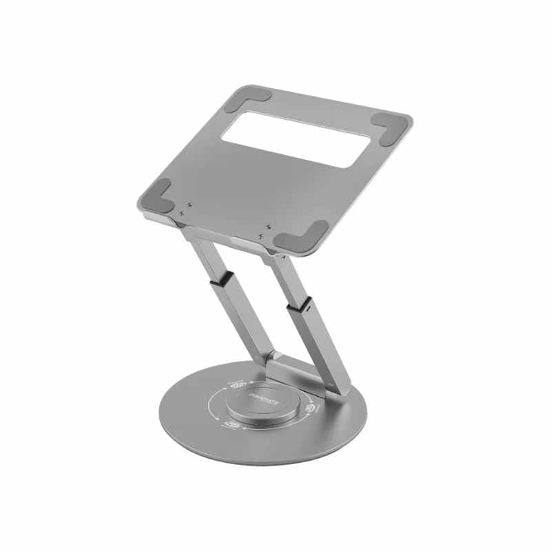 Promate DeskMate-6 Ergonomic Multi-Level Aluminium Laptop Stand thumbnail 4