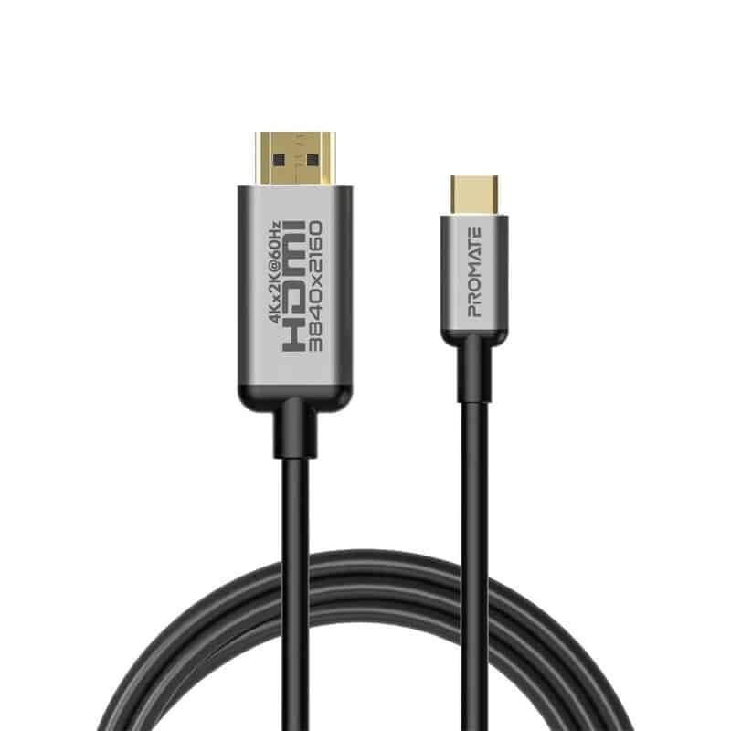 Promate HDLink-60H USB-C to HDMI Audio Video Cable with UltraHD Support thumbnail 4