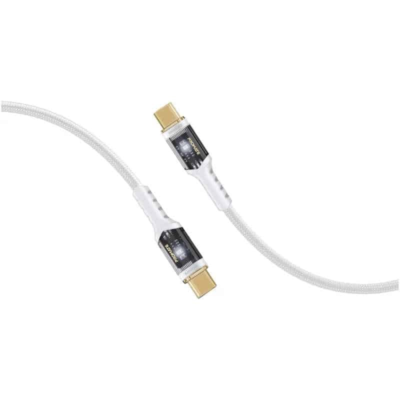Promate LucidLine-CC200 100W Power Delivery USB-C Cable thumbnail 2