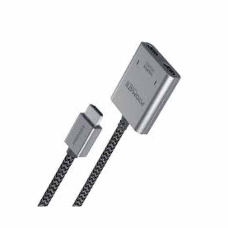 Promate MediaSplit-H2 4K@60Hz HDMI® Splitter Cable with Dual HDMI® Ports $32.99 thumbnail 4