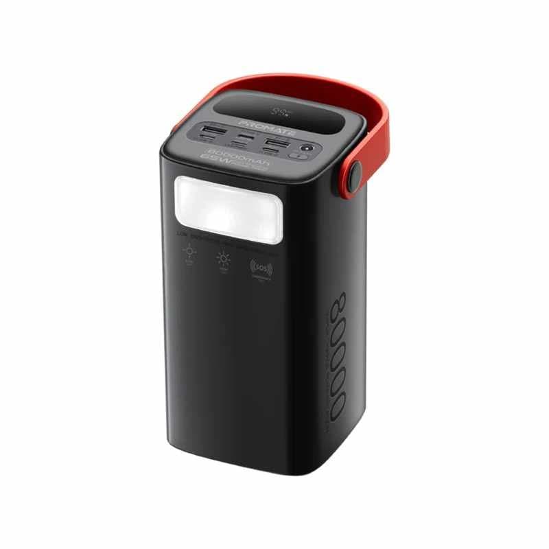 Promate PowerMine-80 80000mAh High-Capacity 65W Fast-Charging Power Pack thumbnail 4
