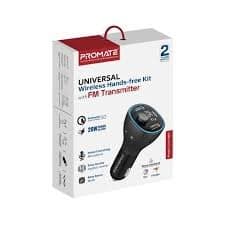 Promate PowerTune-38W Universal Wireless Hands-free Kit with FM Transmitter thumbnail 4