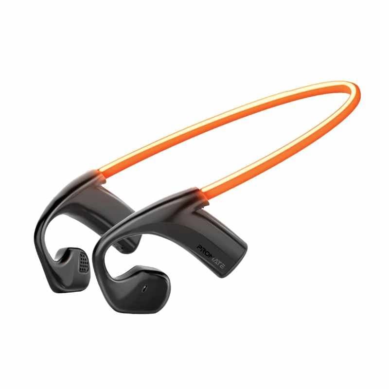 Promate RippleGlow AudioConduct™ High-Endurance Wireless Neckband Earphones