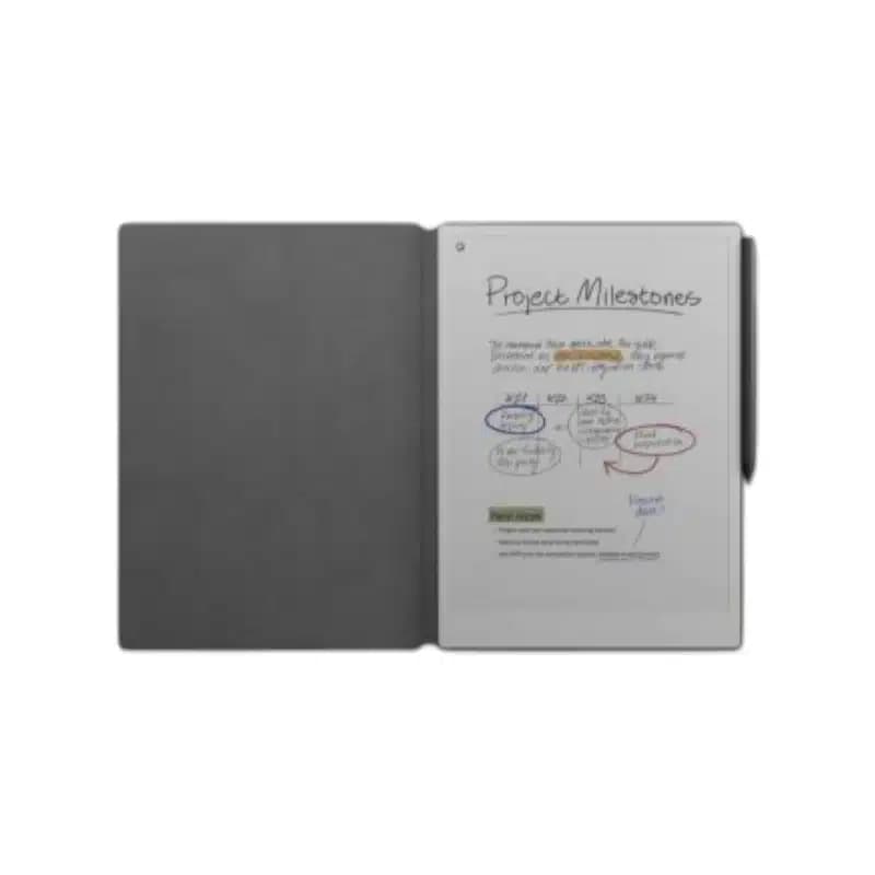 reMarkable 2 with Marker Plus & Leather Book Folio Case