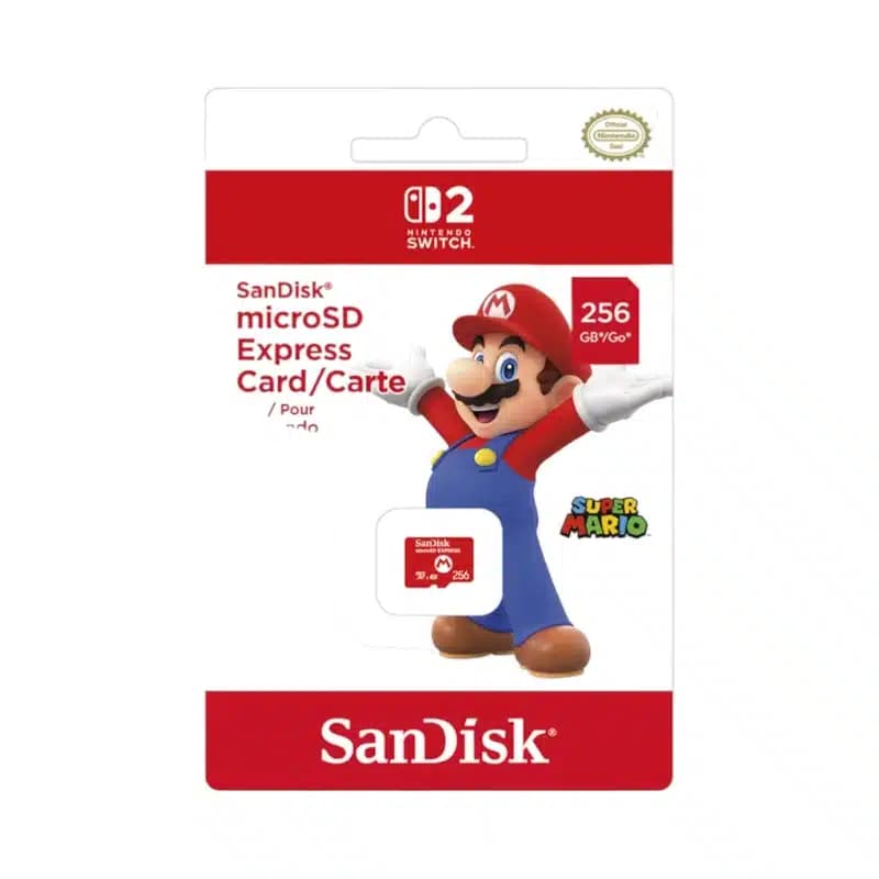 SanDisk microSD Express Card 256GB for Nintendo Switch 2