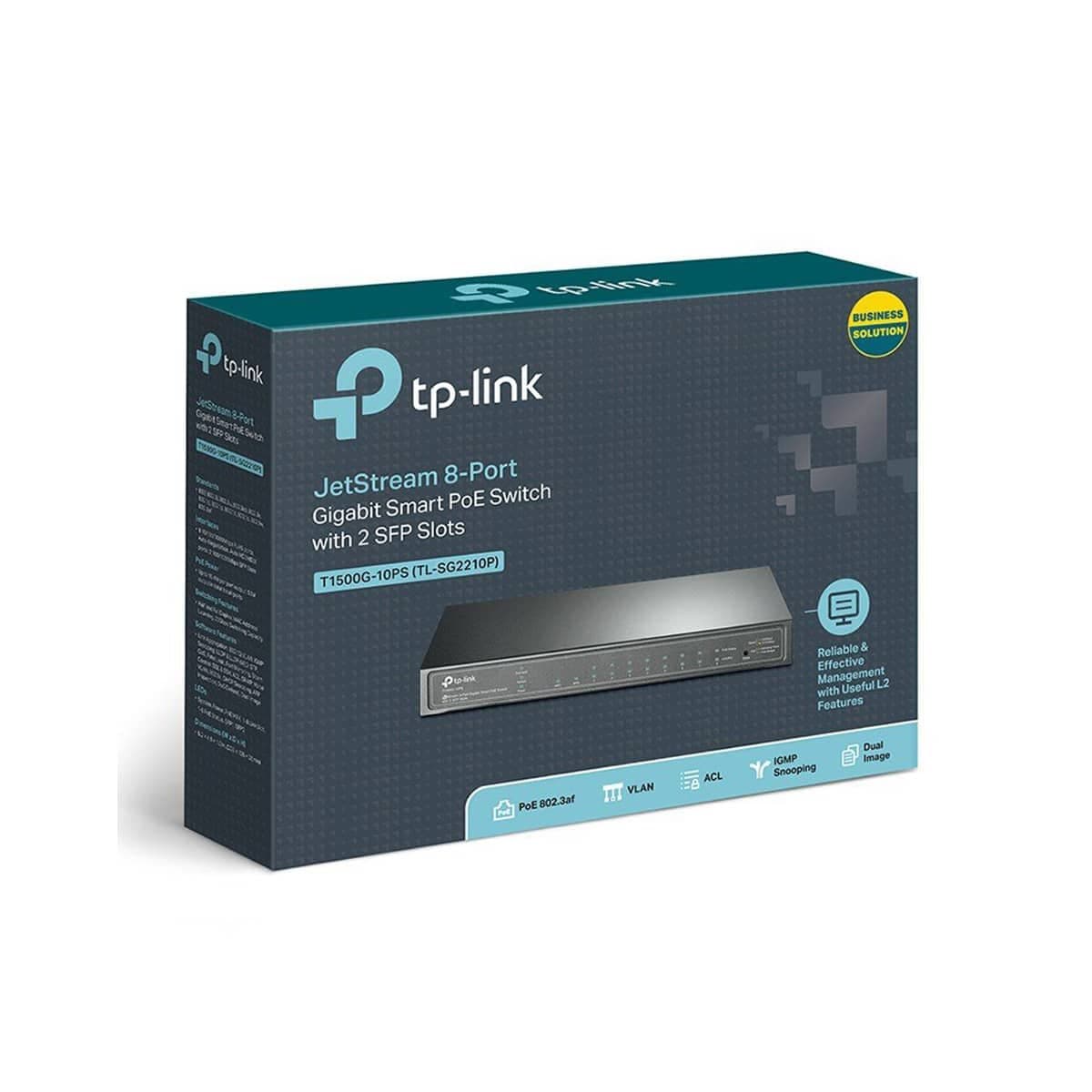 Tp-link Jetstream Gigabit smart POE switch TL-SG2210p thumbnail 4
