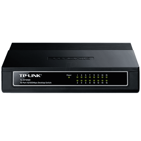 TP Link TL-SF1016D 16-Port 10/100Mbps Desktop Switch thumbnail 3