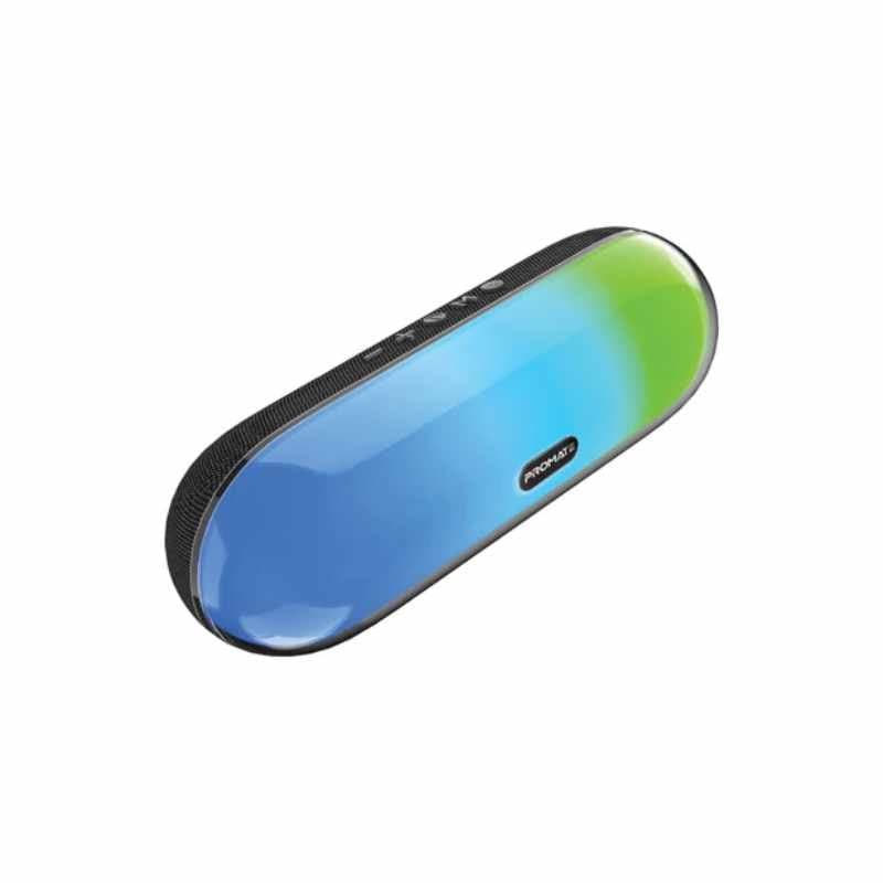 Promate LumiBar LumiSound™ High Fidelity True Wireless Bluetooth v5.3 Speaker