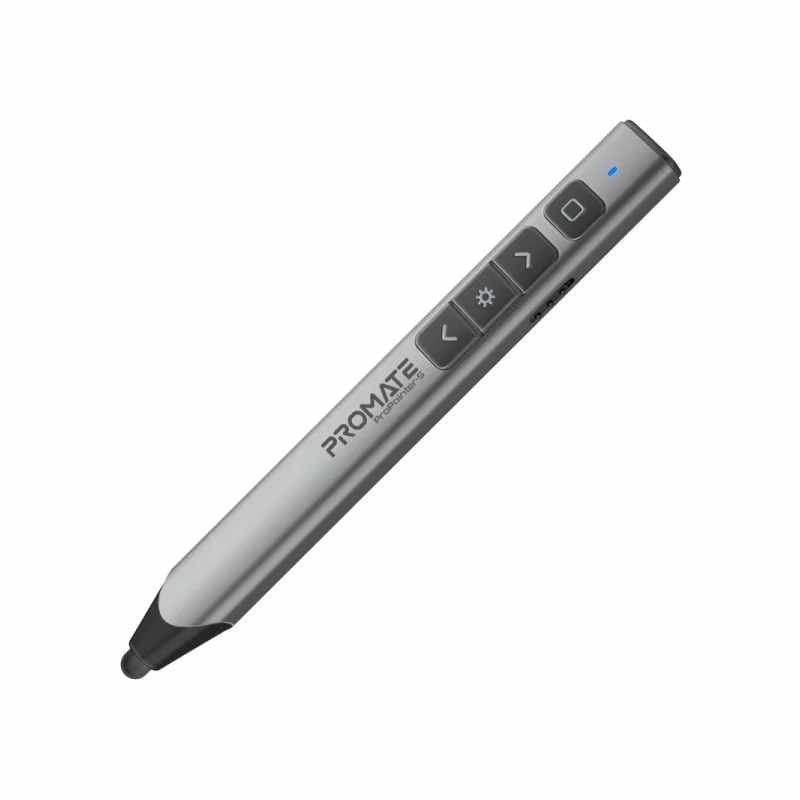 Promate ProPointer-S Universal Intuitive Wireless Presenter with Stylus Pen