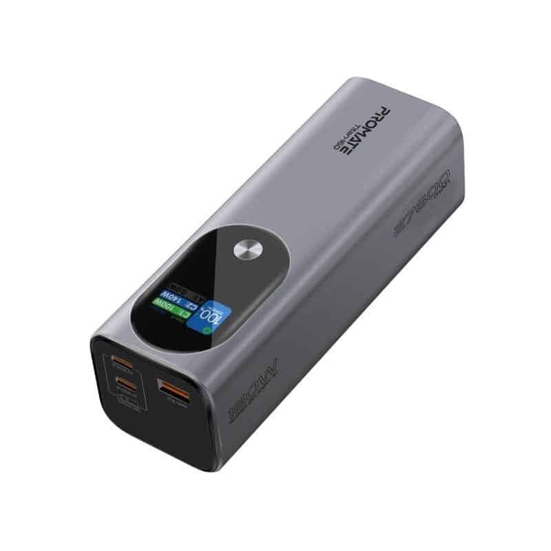 Promate Titan-160 27600mAh Ultra-Compact 160W Power Bank