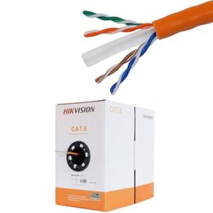 Hikvision UTP CATS 6 Solid-Bare Copper Orange ISO/IEC 11801 Cable Price in Kenya