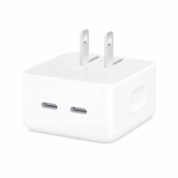 Apple 35W Dual USB-C Port Power Adapter- Original - Image 2