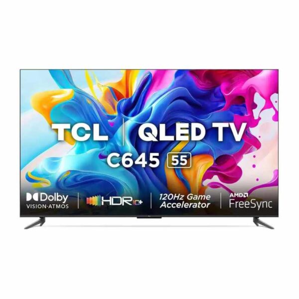 TCL C645 55 inch Ultra HD 4K Smart QLED TV (55C645) - Image 3