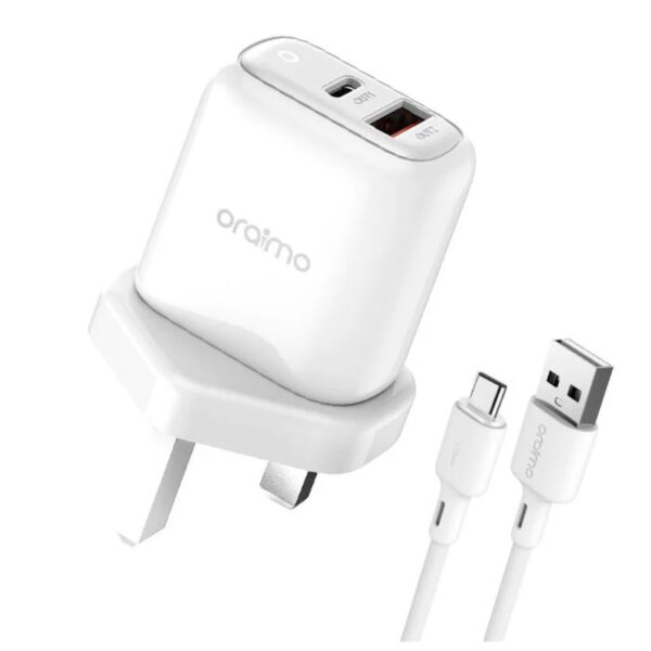 Oraimo PowerGaN 33W Fast charging Charger Kit with 3A Type-C cable Price in Kenya-002-Mobilehub Kenya