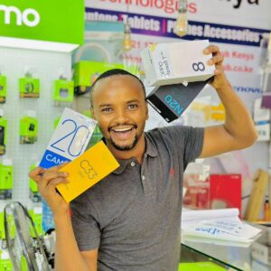 Kabi Wa Jesus, buying quality and latest smartphones at MobileHub Kenya.